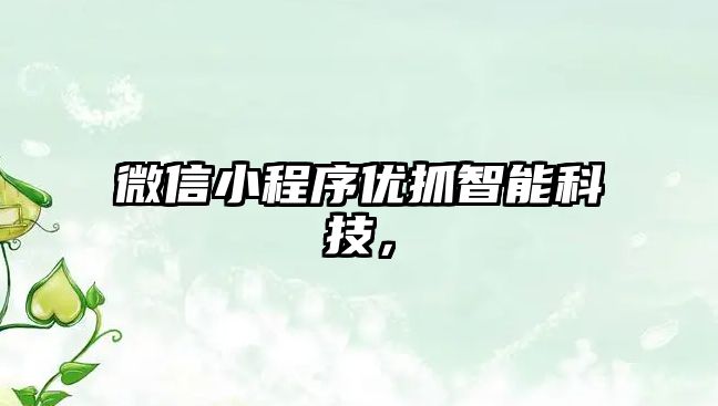 微信小程序優(yōu)抓智能科技，