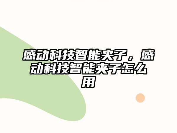 感動科技智能夾子，感動科技智能夾子怎么用