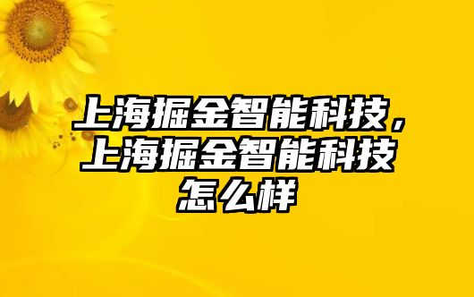 上海掘金智能科技，上海掘金智能科技怎么樣