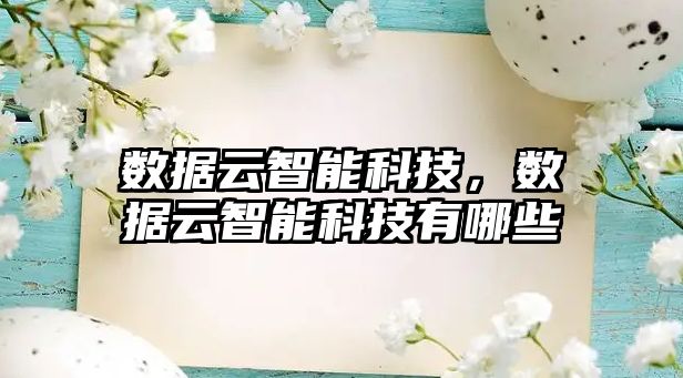 數(shù)據(jù)云智能科技，數(shù)據(jù)云智能科技有哪些