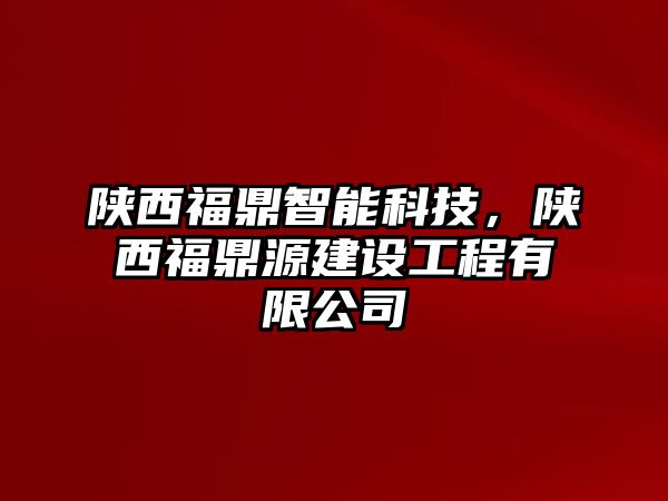 陜西福鼎智能科技，陜西福鼎源建設(shè)工程有限公司